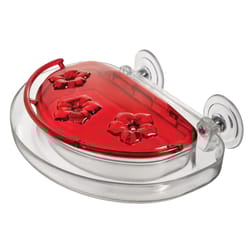 Aspects Jewel Box Hummingbird 8 oz Polycarbonate Hummingbird Feeder Window Feeder 3 ports