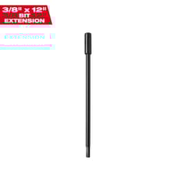 Milwaukee 12 in. Alloy Steel Drill Bit Extension 3/8 in. Hex Shank 1 pc