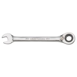 Craftsman 11/32 in. 12 Point SAE Ratcheting Combination Wrench 1 pc