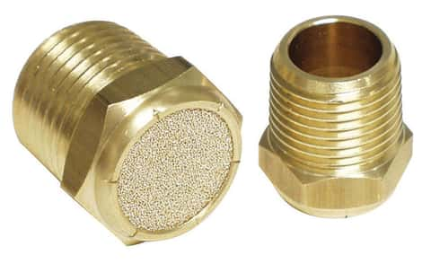 Brass Pneumatic Plug Silencer  Pneumatic Fitting Silencer