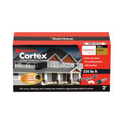 FastenMaster Cortex No. 9 X 2 in. L Star Coarse Trim Screws with Plugs