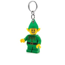 LEGO Classic Plastic Green/Yellow Elf Keychain w/LED Light