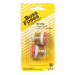 Bussmann 20 amps Time Delay Plug Fuse 2 pk