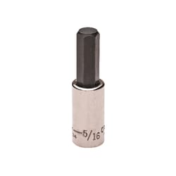 Craftsman 5/16 in. S X 1/4 in. drive S SAE 6 Point Standard Hex Bit Socket 1 pc