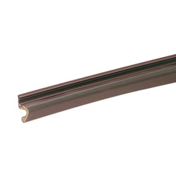 Frost King Brown Plastic Weather Seal For Doors 7 ft. L X 1 in.