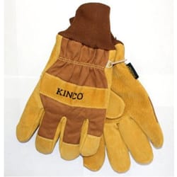 Kinco Men's Outdoor Knit Wrist Work Gloves Gold XL 1 pair