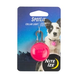 Nite Ize SpotLit Pink Cat/Dog Collar Light