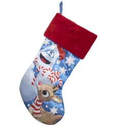 Kurt S. Adler Rudolph and Bumble Christmas Stocking 19 in.