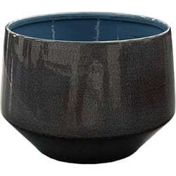 Robert Allen 5 in. D Steel Tapered Chalet Planter Stormy Sky