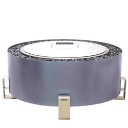 Breeo Luxeve Smokeless Fire Pit 30 in. W Stainless Steel Outdoor Round Wood Fire Pit