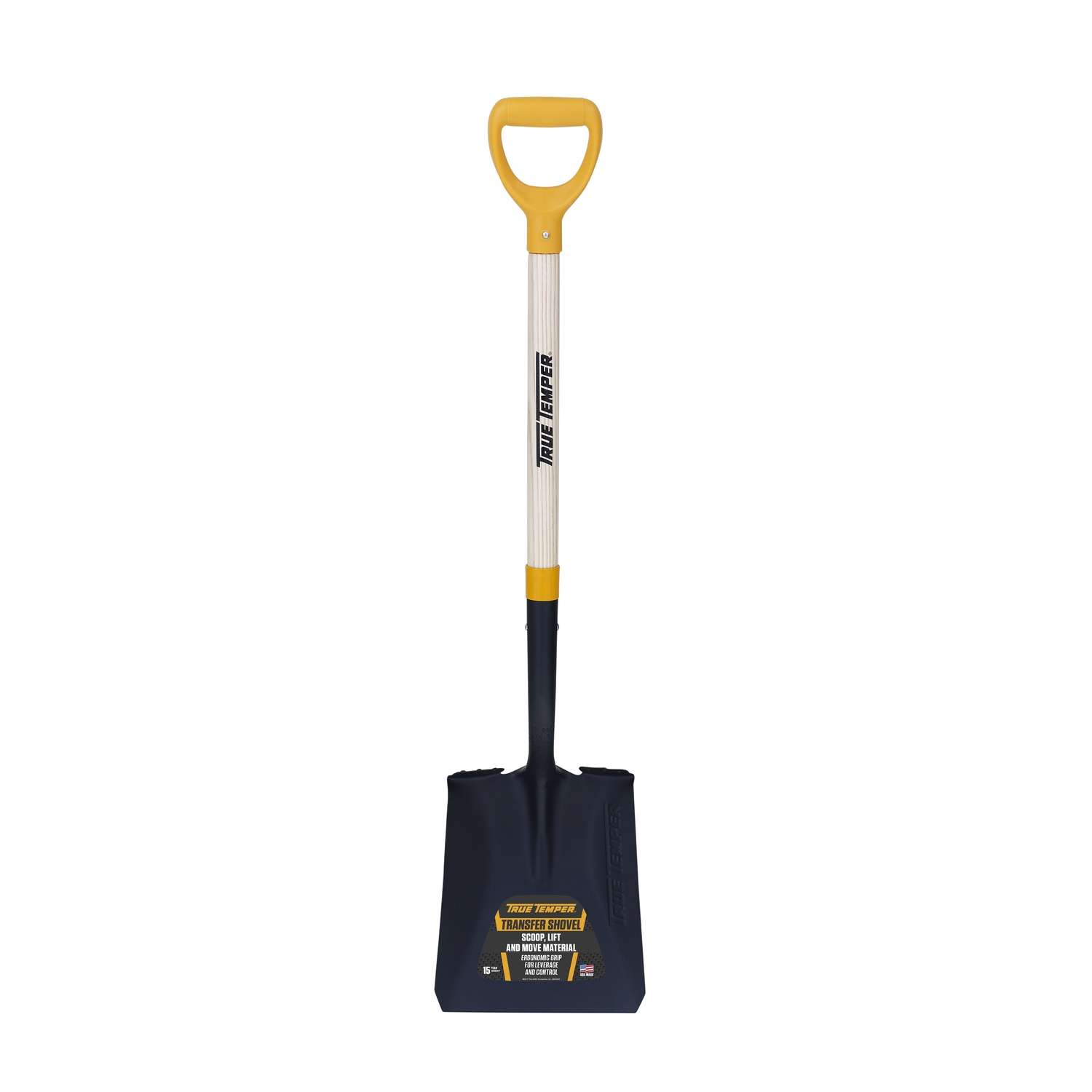 True Temper 42.5 in. Steel Square Transfer Shovel Wood Handle Ace