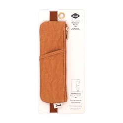 Denik 7 in. W X 2 in. L Brown Caramel Crinkle Notebook