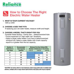 Reliance Water Heaters at Ace Hardware