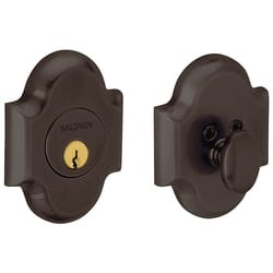 Baldwin Estate Venetian Bronze Brass Single Cylinder Deadbolt