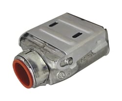 Sigma Engineered Solutions Double Snap Lock 3/8 in. D Die-Cast Zinc Duplex Connector For AC, MC and