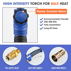 Flame King 3 in. L X 2.5 in. W Torch 1 pc Propane