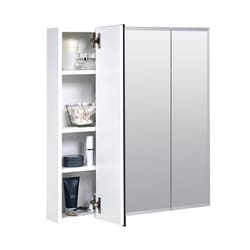 Zenna Home 25.5 in. H X 23.63 in. W X 4-1/2 in. D Rectangle Medicine Cabinet