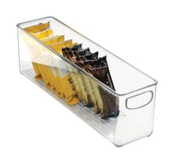 iDesign Clear Organizer Bin 5 in. H X 4 in. W Stackable
