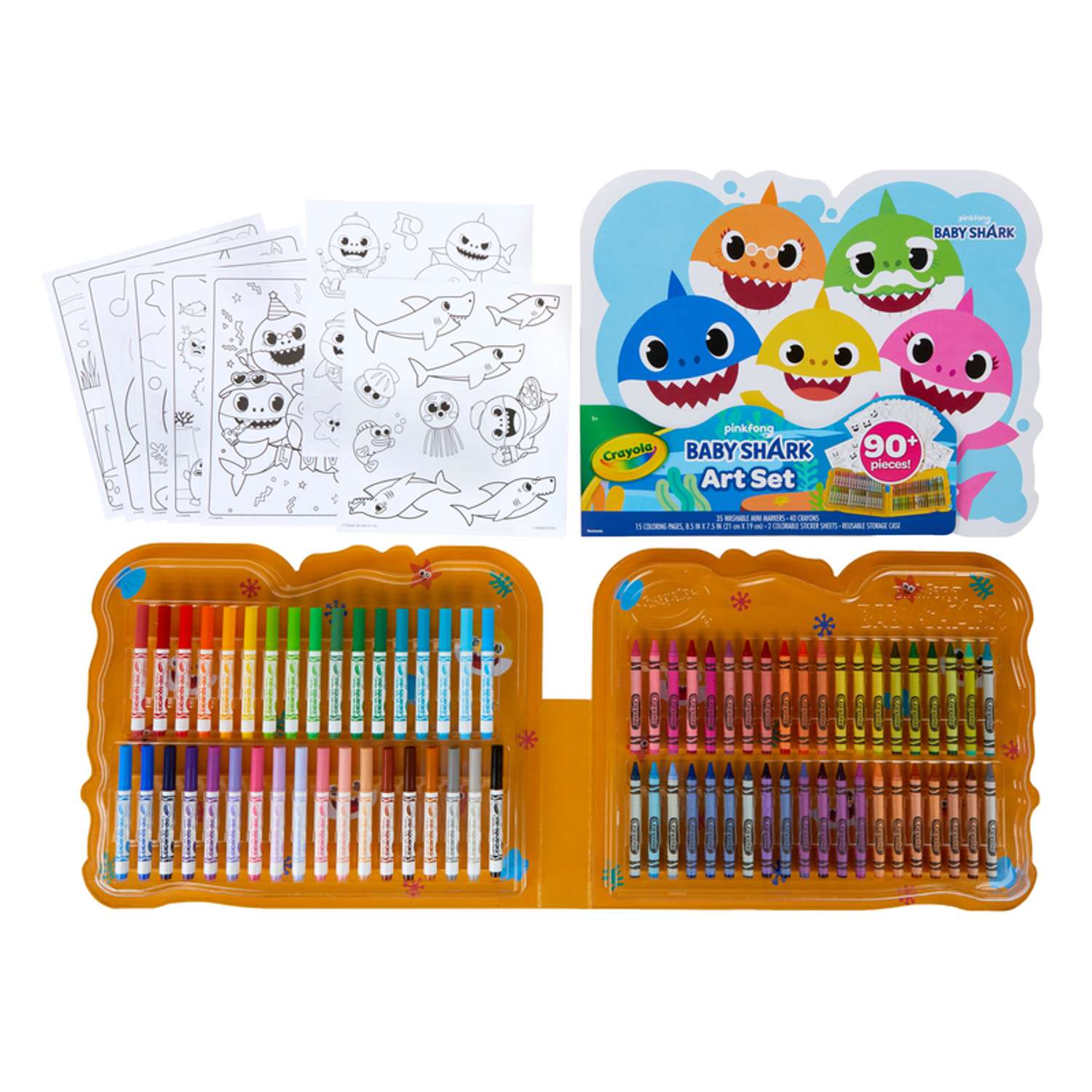 Crayola Baby Shark Art Set 90 pc - Ace Hardware