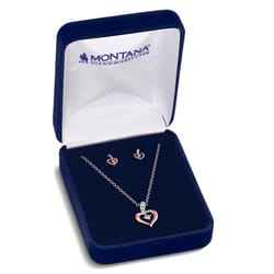 Montana Silversmiths Women's Heart On The Line Rose Gold Jewelry Sets