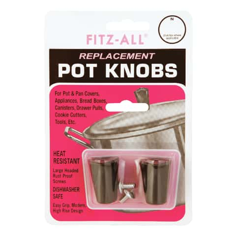 Fitz-All Plastic Replacement Pot Handles Black - Ace Hardware