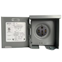 Connecticut Electric 50 amps 120/240 V 1 space 50 amps Power Outlet Box