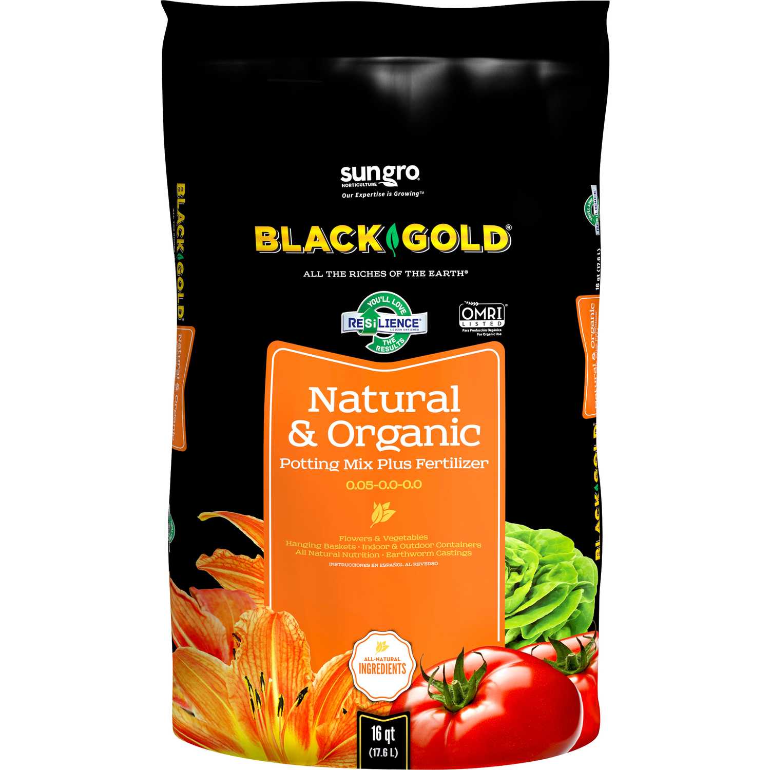 Black Gold Organic Potting Soil 16 qt. Ace Hardware