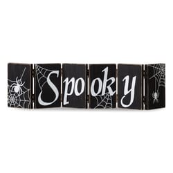 Glitzhome Spooky and Wicked Halloween Decor MDF 1 pc