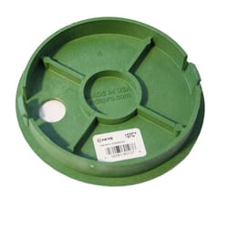 NDS 6.5 in. W X 0.75 in. H Round Valve Box Cover Green