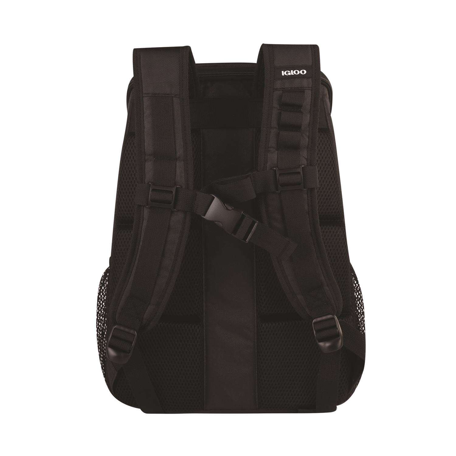 Igloo Backpack Polyester Cooler, Black
