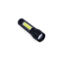 Flipo 100 lm Black LED COB Flashlight