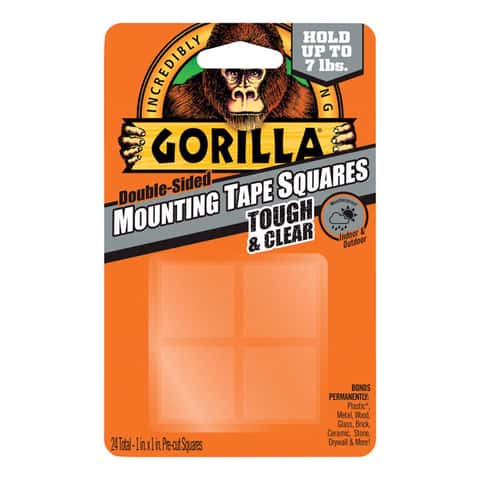 Gorilla Double Sided 1 in. W X 60 in. L Mounting Tape Clear - Ace Hardware