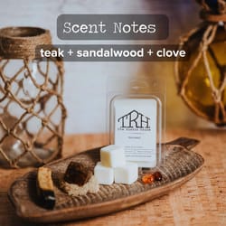 The Rustic House White Teakwood Scent Wax Melts 2.45 oz