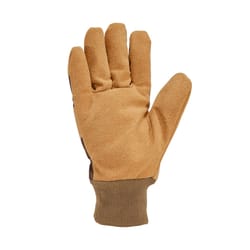 Carhartt XL Cotton Brown Cold Weather Gloves