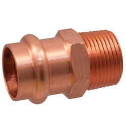 NIBCO Press System 3/4 in. Press X 1 in. D MIP Copper Adapter Coupling 1 pk