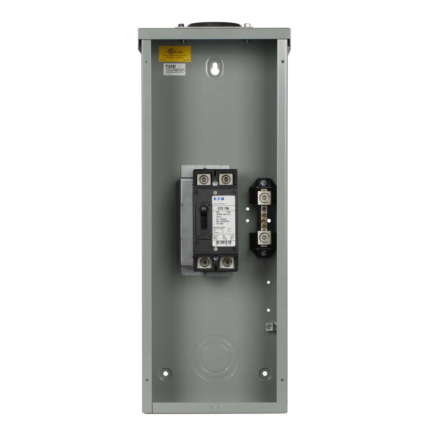 Eaton Cutler-hammer 200 Amps Plug In 2-pole Mobile Home Breaker Panel 