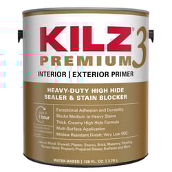 KILZ  Premium  White  Flat  Water-Based  Primer and Sealer  1 gal. 