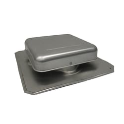 Master Flow 4 in. H X 15 in. W X 17 in. L Mill Aluminum Roof Vent