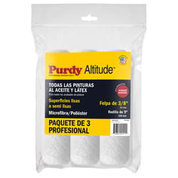 Purdy Altitude Poly Micro 9 in. W X 3/8 in. Regular Paint Roller Cover 3 pk