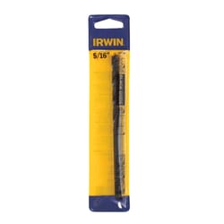 Irwin 5/16 in. X 6 in. L High Speed Steel Split Point Drill Bit Straight Shank 1 pc