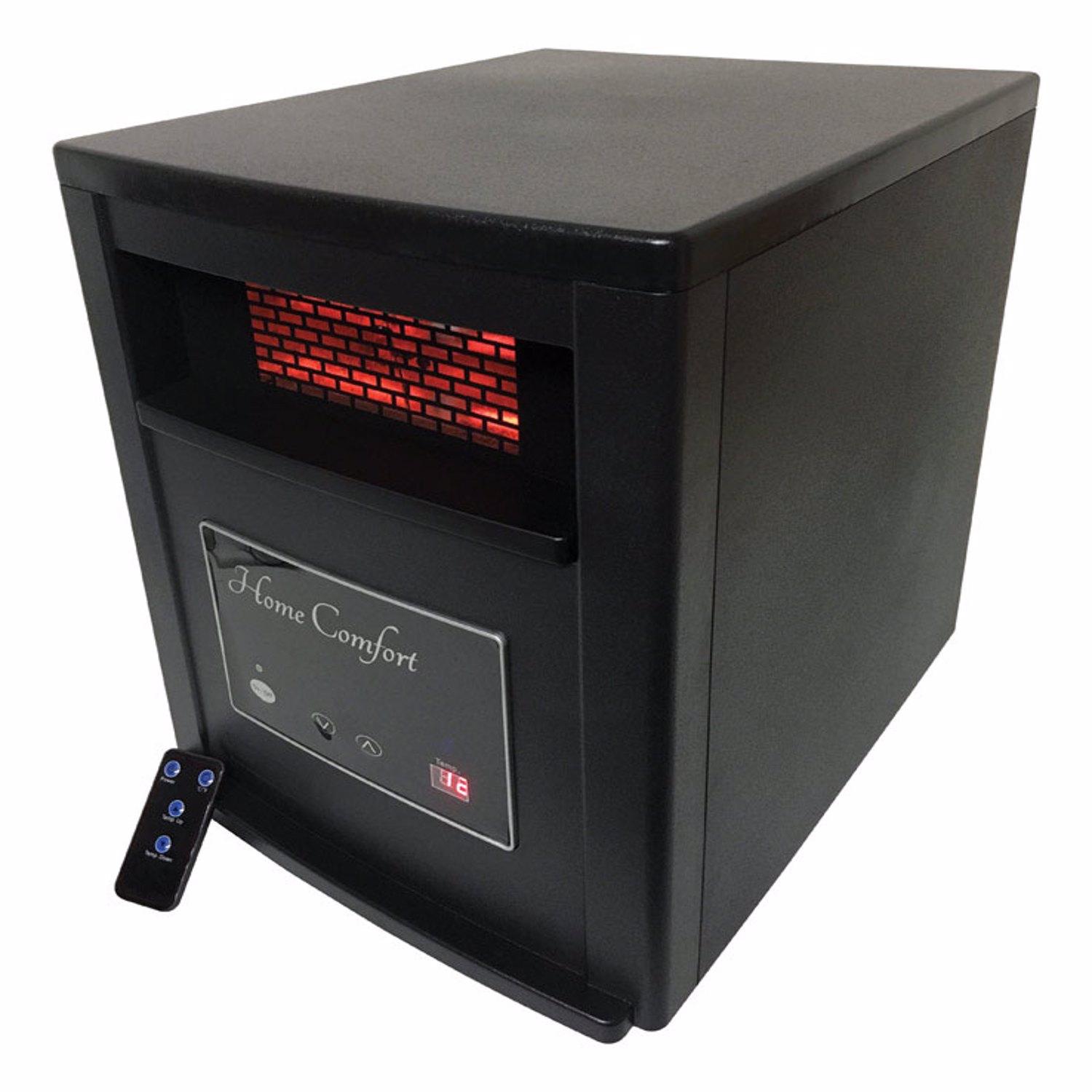 Home Comfort 1500 sq ft Electric Infrared Heater w/Remote 5200 BTU Uae Electronic uaeelectronic.com