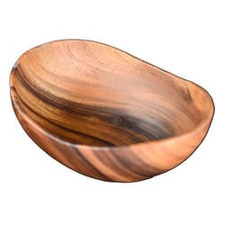 Pacific Merchants Natural Acacia Wood Oval Bowl Bowl 1 ct