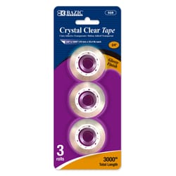 Bazic Products 3/4 in. W X 1000 in. L Tape Refill Clear