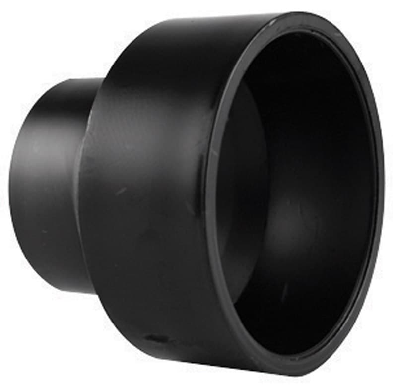 ABS001021000 Charlotte Pipe 2 in. Hub X 3 in. D Hub ABS Couplin sku ABS001021000