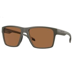 Native Breck Unisex Matte Olive Frame Brown Lens Polarized Sunglasses