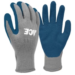 Ace L Latex Coated Winter Blue/Gray Gloves