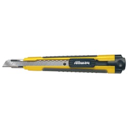 Allway 5-1/2 in. Retractable Snap Knife Yellow 1 pk