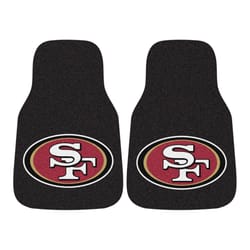 FANMATS San Francisco 49ers Grill Mat Black Vinyl Rectangular Grill Mat in  the Grill Mats department at