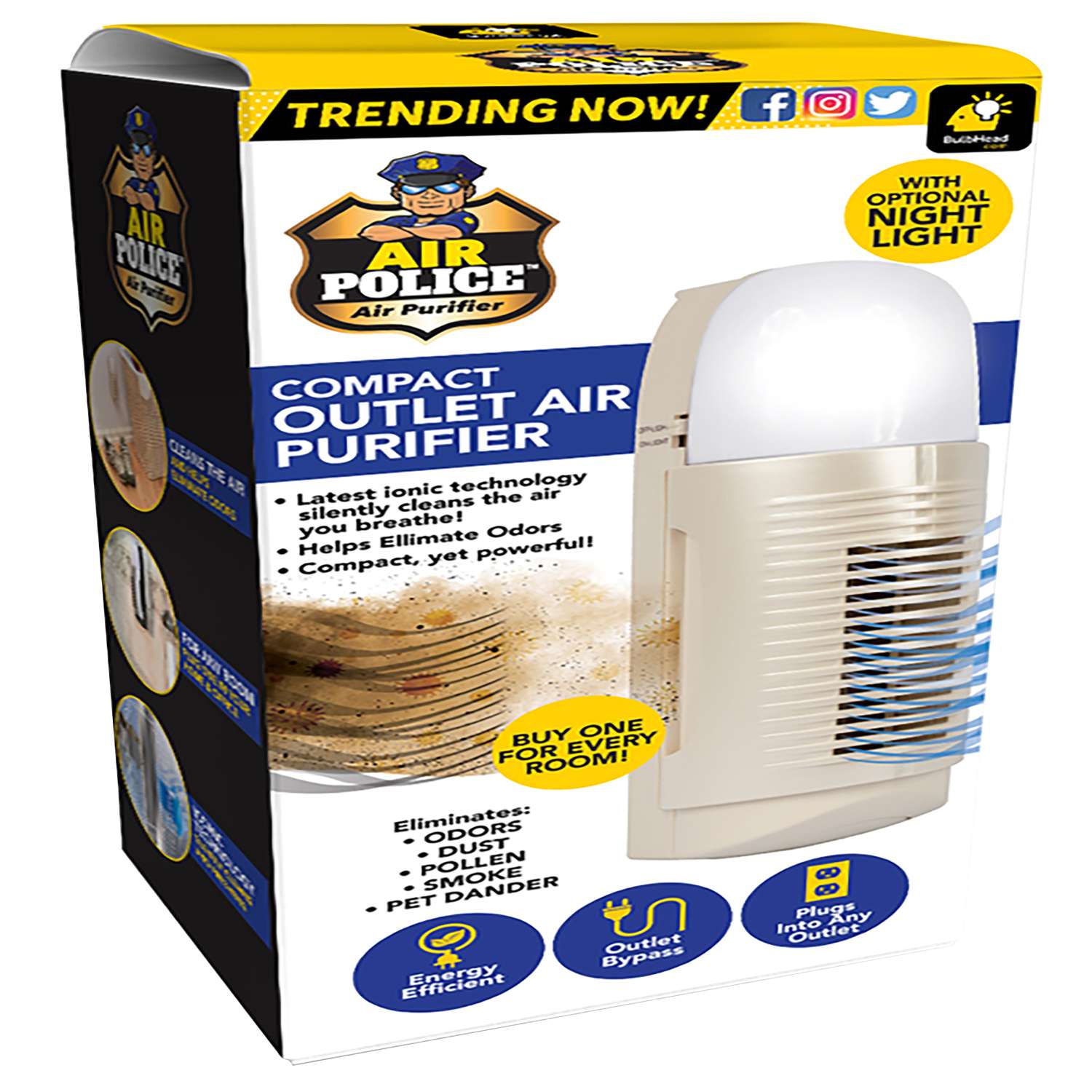 Bulbhead Air Police Air Purifier Ace Hardware