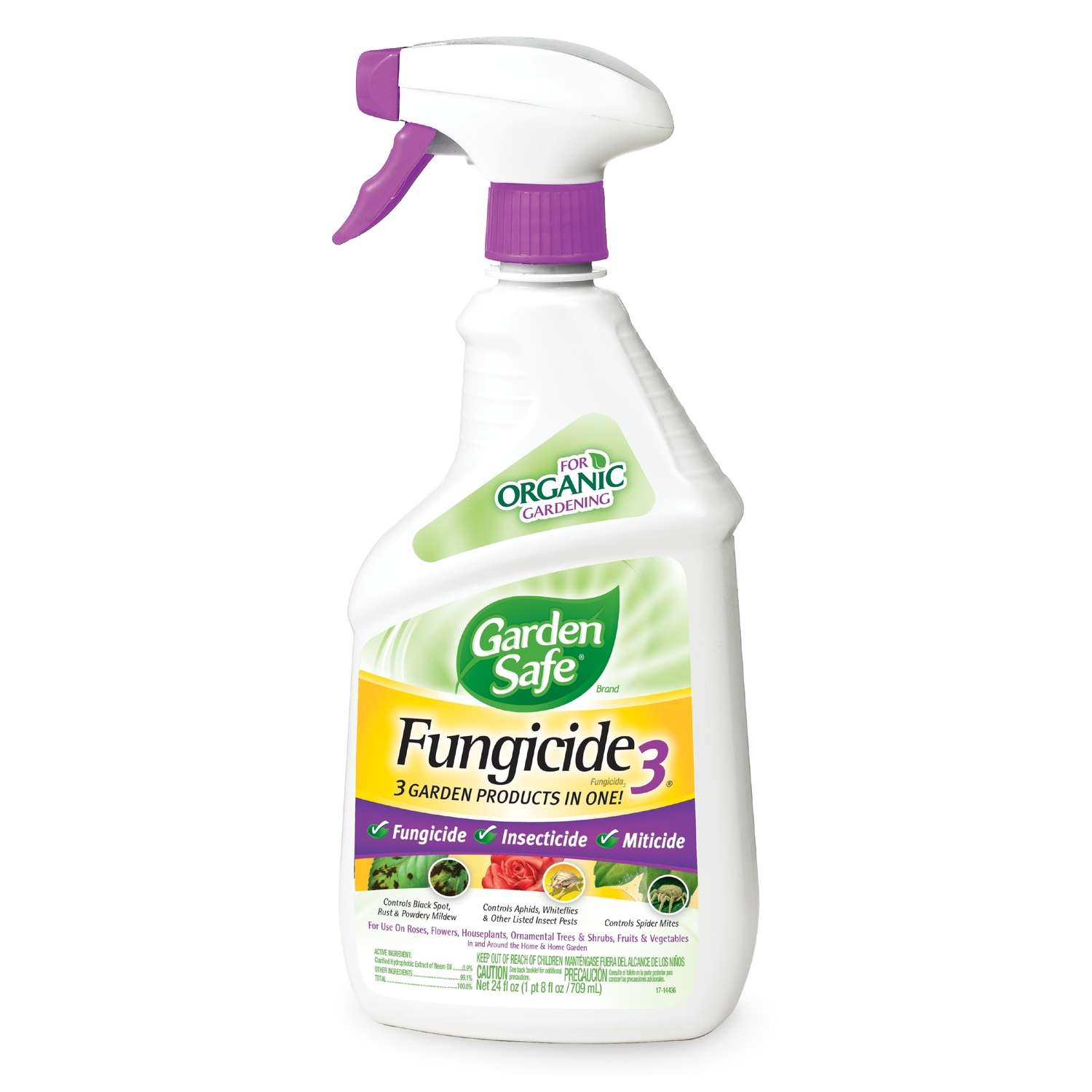 Garden Safe Fungicide 3 Organic Concentrated Liquid Fungicide 24